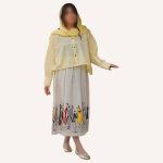 ست دو تکه زنانه شومیز دامن مدل سلدا کژوال هنری | پروشات