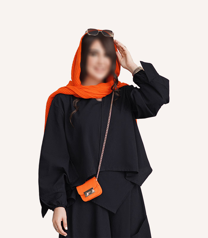 womens-blouse-y25s1m8_black_image-01-w7h8-blur-bg شومیز زنانه مدل مثلثی کژوال اسپرت | پروشات - Image 1