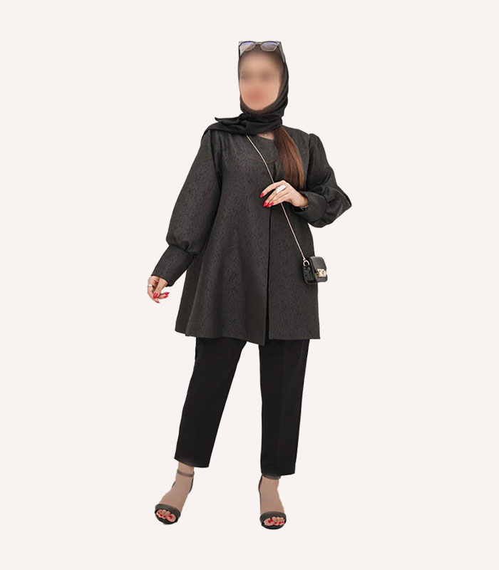 womens-formal-manto-y25s1m11_black_image-01-w7h8-blur-bg مانتو زنانه مدل مجلسی کلاسیک | پروشات - Image 1